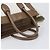 Céline CELINE Luggage Mini Shopper Hand Bag Leather Brown Gold Tone Auth 199523A Marrone - vista 8