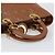 Borsa Christian Dior Canage in pelle marrone e oro autentica bs36947 D'oro - vista 7