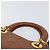 Borsa Christian Dior Canage in pelle marrone e oro autentica bs36947 D'oro - vista 8