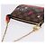LOUIS VUITTON Monogram Christmas limited Mini Pochette Pouch M41655 Auth 200096M Monogramma - vista 6