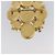Spilla CHANEL Metallo Oro CC Auth bs36908M D'oro - vista 8