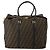 Borsa Boston FENDI Zucca Canvas 2way Nero Marrone Auth 199177 - vista 13