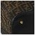 Borsa Boston FENDI Zucca Canvas 2way Nero Marrone Auth 199177 - vista 17