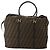 Borsa Boston FENDI Zucca Canvas 2way Nero Marrone Auth 199177 - vista 2