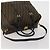 Borsa Boston FENDI Zucca Canvas 2way Nero Marrone Auth 199177 - vista 7