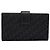 Cartera bifold Christian Dior Trotter Canvas Silver Black Auth bs37038 Negro Plata - vista 2