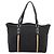 Borsa Tote GUCCI GG Canvas Sherry Line Nero Oro 139260 Auth 199881 D'oro - vista 2