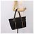 Borsa Tote GUCCI GG Canvas Sherry Line Nero Oro 139260 Auth 199881 D'oro - vista 21