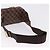 Borsa a tracolla LOUIS VUITTON Damier Ebene Geronimos N51994 LV Auth 196427A - vista 8