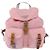 Mochila PRADA Nylon Pink Silver Auth 197051 Plata Rosa - vista 13
