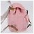 Mochila PRADA Nylon Pink Silver Auth 197051 Plata Rosa - vista 4