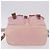 Mochila PRADA Nylon Pink Silver Auth 197051 Plata Rosa - vista 5