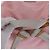 Mochila PRADA Nylon Pink Silver Auth 197051 Plata Rosa - vista 7