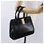 Borsa Salvatore Ferragamo Vala in pelle nera e oro autentica bs37001 Nero D'oro - vista 21