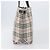 Borsa Tote BURBERRY Nova Check Blue Label in tela beige e argento Auth hk4052A - vista 4