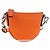 Borsa a tracolla Micro Logo GUCCI in pelle Orange Silver 821831 Auth 200280V Argento Arancione