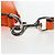 Borsa a tracolla Micro Logo GUCCI in pelle Orange Silver 821831 Auth 200280V Argento Arancione - vista 20