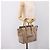 Céline CELINE Luggage Micro Shopper Hand Bag Leather Beige Silver Auth 200973V Argento - vista 23