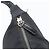 Borsa a tracolla FENDI Nylon Nero Argento Auth 200978 - vista 19