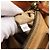 Miu Miu Tote Bag aus Raffia Beige Gold Auth 199393V Golden - Ansicht 12