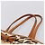Miu Miu Tote Bag aus Raffia Beige Gold Auth 199393V Golden - Ansicht 8