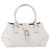 Borsa a mano BURBERRY in pelle bianca e argento Auth 202261 Bianco - vista 13
