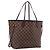 Borsa Tote LOUIS VUITTON Damier Ebene Neverfull MM N51105 LV Auth 199361V