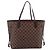 Borsa Tote LOUIS VUITTON Damier Ebene Neverfull MM N51105 LV Auth 199361V - vista 2