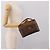 Céline Beauty Case CELINE Macadam Canvas PVC Pelle Marrone Oro Auth 201994 D'oro - vista 21
