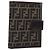 FENDI Zucca Canvas Day Planner Cover Brown Black Auth 199457