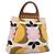 Borsa a mano Miu Miu Canvas Multicolor Gold Tone Auth 200355A Multicolore