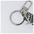 LOUIS VUITTON Monogram Shadow Key Holder Dragonne Gray M82373 LV Auth 198877M Marrone - vista 5