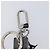 LOUIS VUITTON Monogram Shadow Key Holder Dragonne Gray M82373 LV Auth 198877M Marrone - vista 8