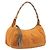 Borsa a tracolla Miu Miu Canvas Orange Tono Oro Auth 199352 Arancione