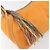Borsa a tracolla Miu Miu Canvas Orange Tono Oro Auth 199352 Arancione - vista 10