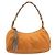 Borsa a tracolla Miu Miu Canvas Orange Tono Oro Auth 199352 Arancione - vista 13