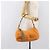 Borsa a tracolla Miu Miu Canvas Orange Tono Oro Auth 199352 Arancione - vista 22