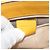 Céline Borsa a tracolla CELINE Turn Lock PVC Canvas Yellow Gold Auth am12556V D'oro Giallo - vista 12