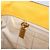 Céline Borsa a tracolla CELINE Turn Lock PVC Canvas Yellow Gold Auth am12556V D'oro Giallo - vista 21