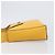 Céline Borsa a tracolla CELINE Turn Lock PVC Canvas Yellow Gold Auth am12556V D'oro Giallo - vista 4