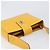 Céline Borsa a tracolla CELINE Turn Lock PVC Canvas Yellow Gold Auth am12556V D'oro Giallo - vista 6