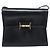 Borsa a tracolla Salvatore Ferragamo in pelle nera e oro Auth ka6004 Nero D'oro - vista 13