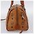 Borsa a mano MCM Vicetos PVC Pelle 2way Marrone Tono Oro Auth 202145A - vista 4