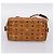 Borsa a mano MCM Vicetos PVC Pelle 2way Marrone Tono Oro Auth 202145A - vista 5