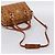 Borsa a mano MCM Vicetos PVC Pelle 2way Marrone Tono Oro Auth 202145A - vista 8