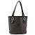 16 Céline Borsa Tote CELINE Macadam Canvas PVC Leather Black Gold Auth 201999A Nero D'oro - vista 13