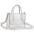 Autre Marque Borsa TODfS x Alber Elbaz in pelle bianca e argento autentica am12484V Bianco