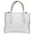 Autre Marque Borsa TODfS x Alber Elbaz in pelle bianca e argento autentica am12484V Bianco - vista 2
