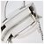 Autre Marque Borsa TODfS x Alber Elbaz in pelle bianca e argento autentica am12484V Bianco - vista 6