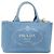 Sac à main LOUIS VUITTON Canapa PM Canvas 2 voies Bleu Clair Or LV Auth 199874V - vue 13